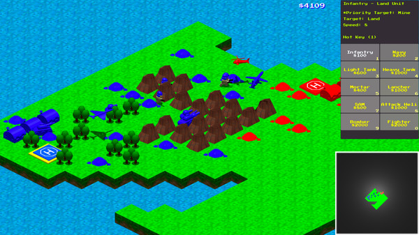 Click Commander game for Linux 1