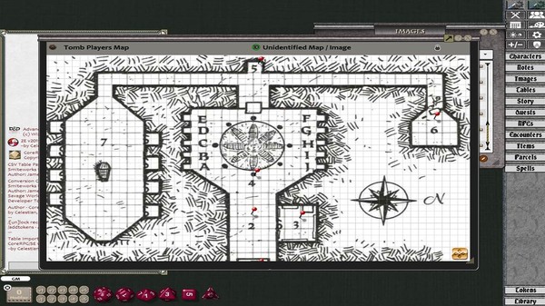 Скриншот из Fantasy Grounds - D&D Classics: The Sword of the Dales (2E)