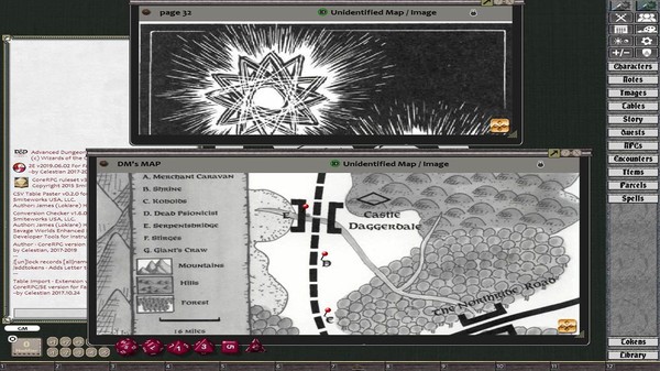 Скриншот из Fantasy Grounds - D&D Classics: The Sword of the Dales (2E)