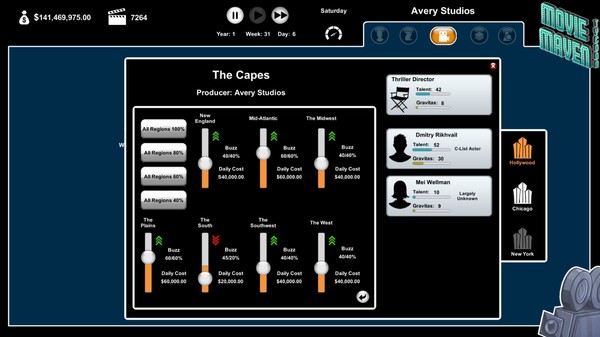 Movie Maven: A Tycoon Game game for windows Pc 1