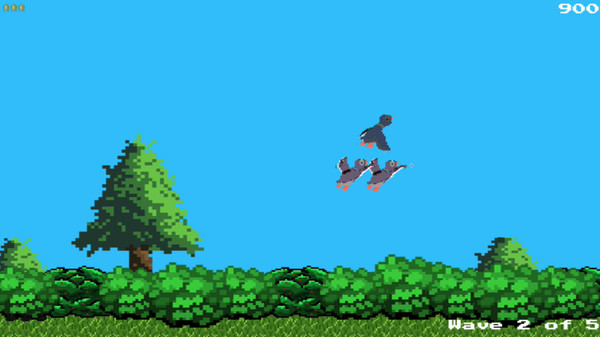 8bit Pigeon Hunter game for Linux 1