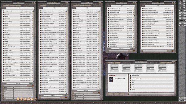 Скриншот из Fantasy Grounds - D&D Classics: Temple of Elemental Evil (1E)