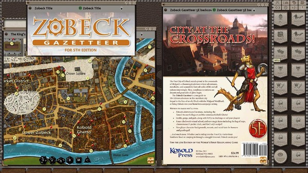Скриншот из Fantasy Grounds - Zobeck Gazetteer (5E)