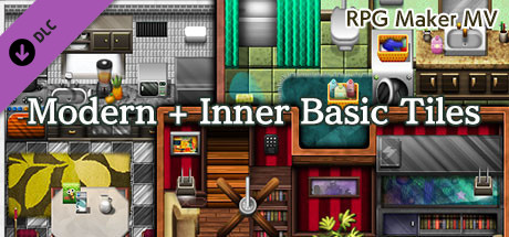 RPG Maker MV - Modern + Inner Basic Tiles