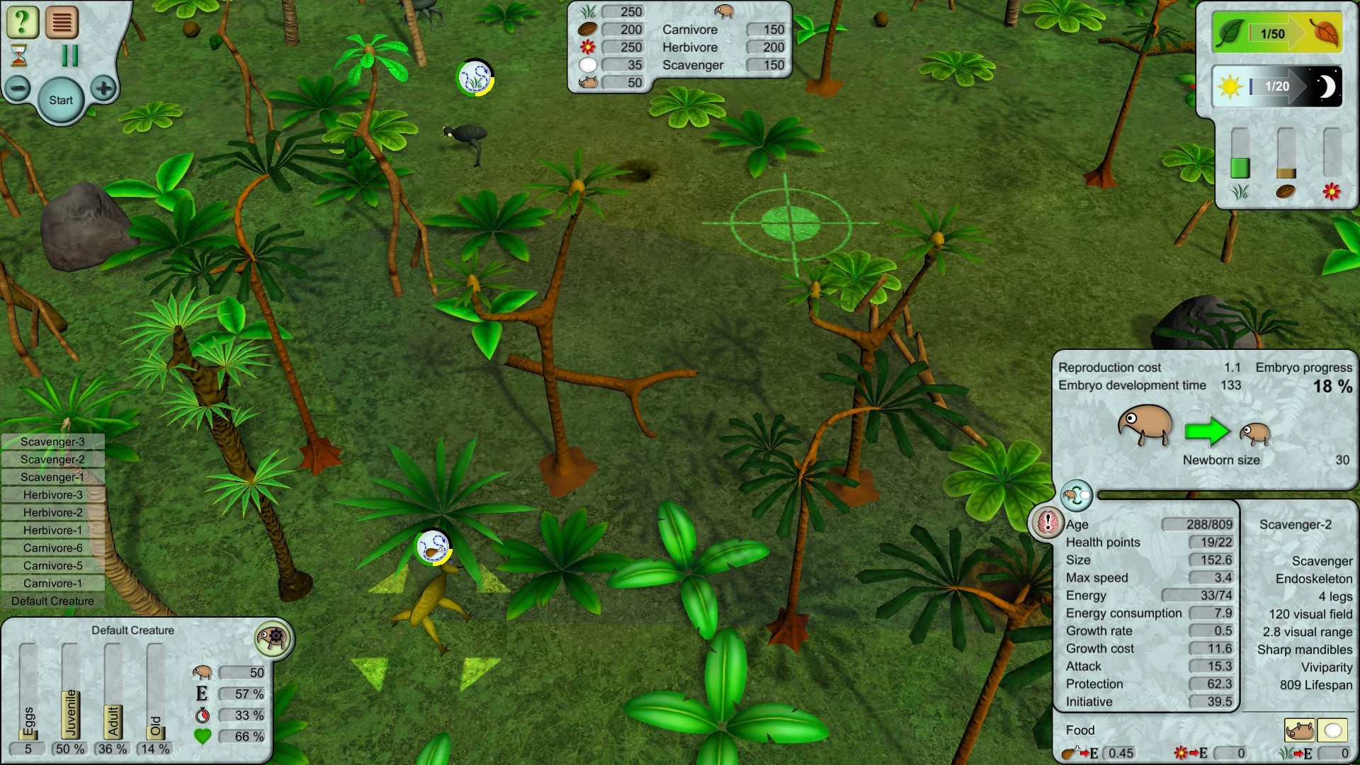 #2. Creatures (Steam) 由: Simyc Games