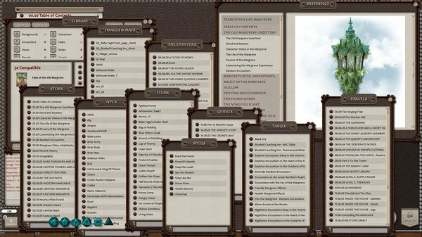 Скриншот из Fantasy Grounds - Tales of the Old Margreve (5E)
