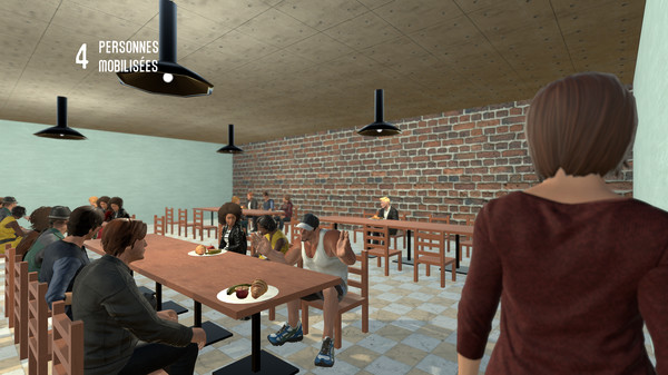 Скриншот из Tractage aux Portes 2: Mob à la Cafétéria