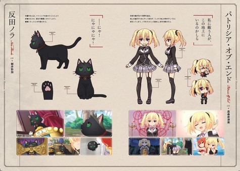 Concept Design of  anime - The Princess, the Stray Cat, and Matters of the Heart