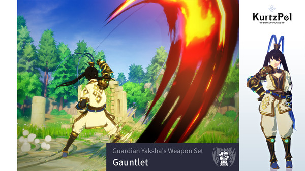 скриншот KurtzPel - Guardian Yaksha's Weapon Set 4