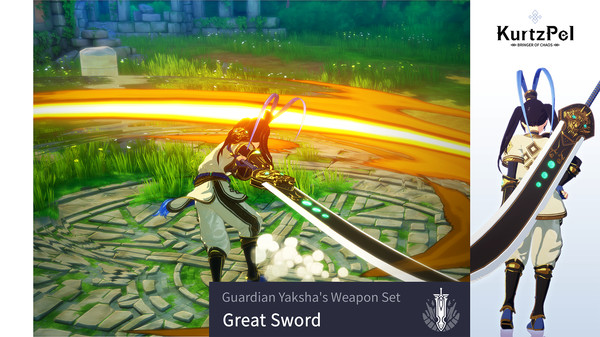 скриншот KurtzPel - Guardian Yaksha's Weapon Set 1