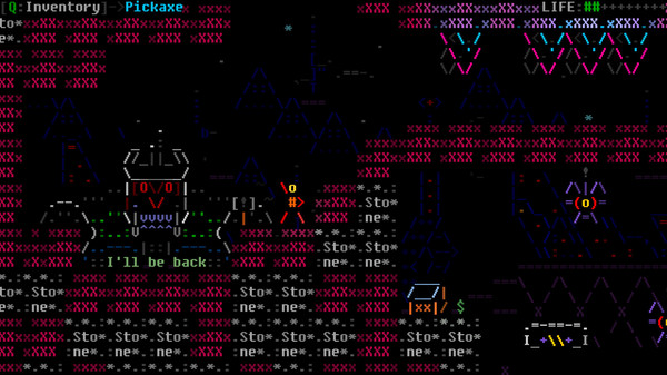 Скриншот из ASCIIDENT