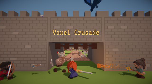 Voxel Crusade Logo