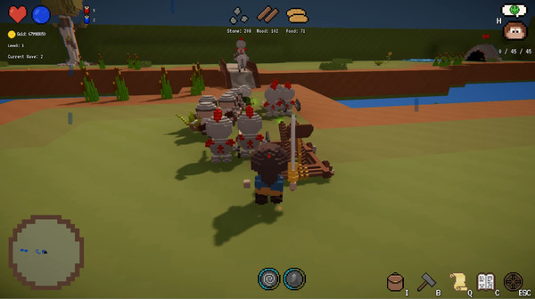 Скриншот из Voxel Crusade