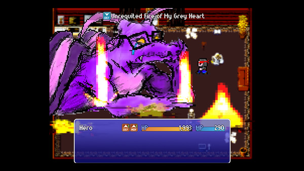 Victim Cache the RPG - An 80s JRPG Parody game for Linux 1