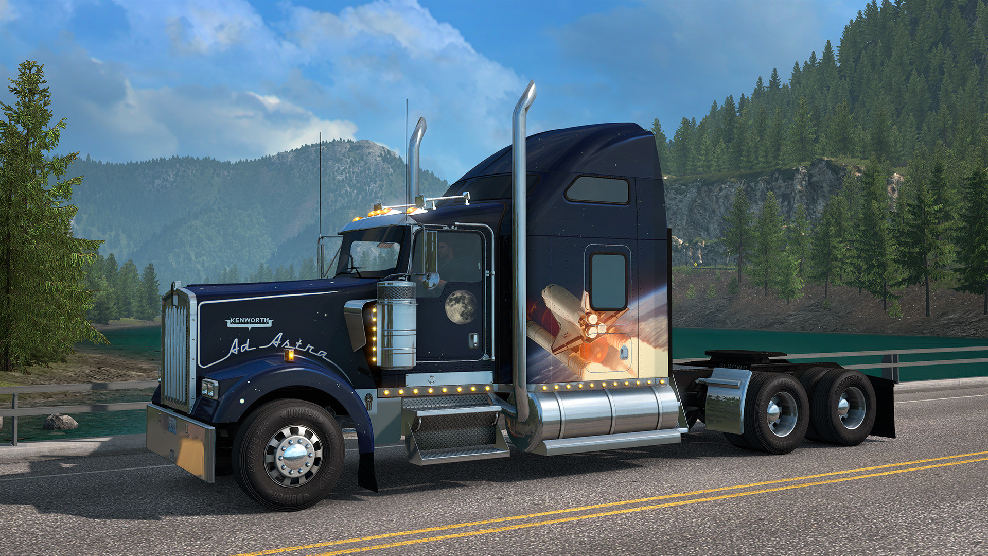 American truck. ATS Грузовики. American Truck Simulator. Мод Кенворт w900 Accessories Pack ATS. Американ трак симулятор обложка.