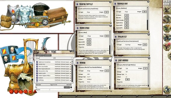Скриншот из Fantasy Grounds - Pathfinder RPG - Ultimate Equipment (PFRPG)