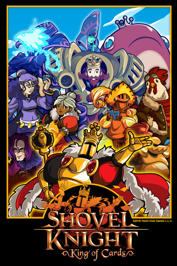 Steam portrait for Shovel Knight: King of Cards.