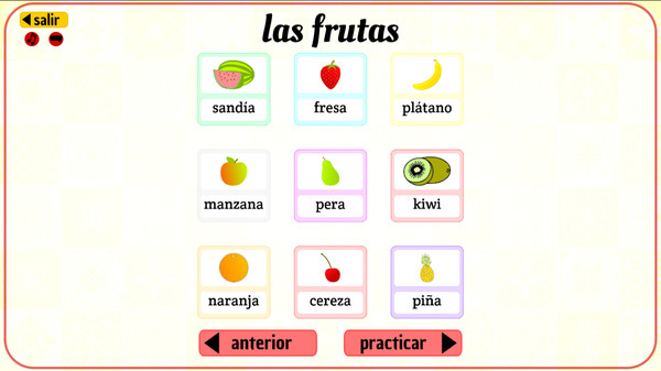 Learn Spanish! Easy Vocabulary game for windows Pc 1