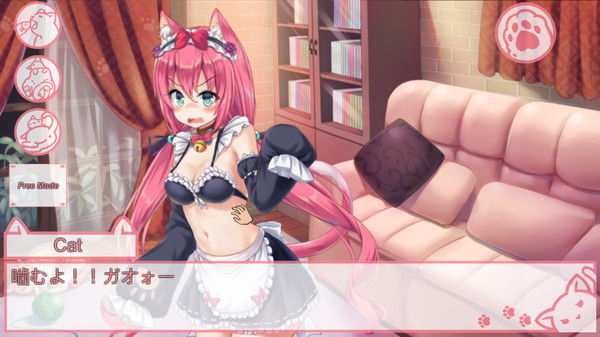 I got a cat maid game for windows Pc 1