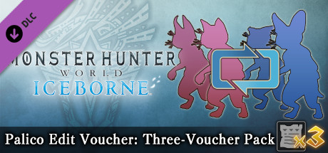 Monster Hunter: World - Palico Edit Voucher: Three-Voucher Pack