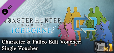 Monster Hunter: World - Character & Palico Edit Voucher: Single Voucher cover art