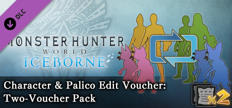 Monster Hunter: World - Character & Palico Edit Voucher: Two-Voucher Pack