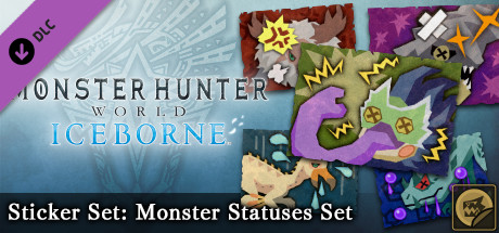 Monster Hunter: World - Sticker Set: Monster Statuses Set