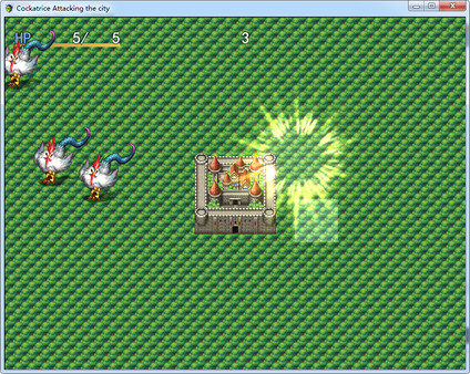 Скриншот из Cockatrice Attacking the city Скриншот из Cockatrice Attacking the city