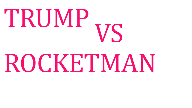 Trump Vs Rocketman Logo
