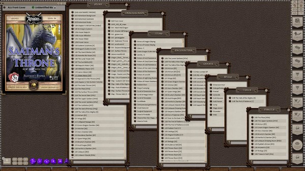 Скриншот из Fantasy Grounds - A22: Saatman’s Throne (5E)