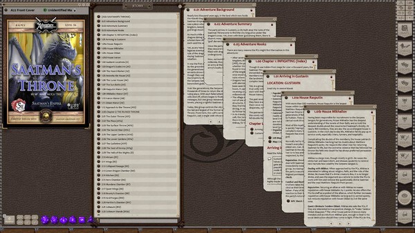 Скриншот из Fantasy Grounds - A22: Saatman’s Throne (5E)