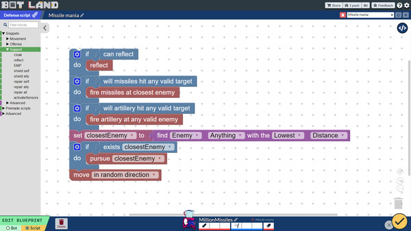 Bot Land game for Linux 1