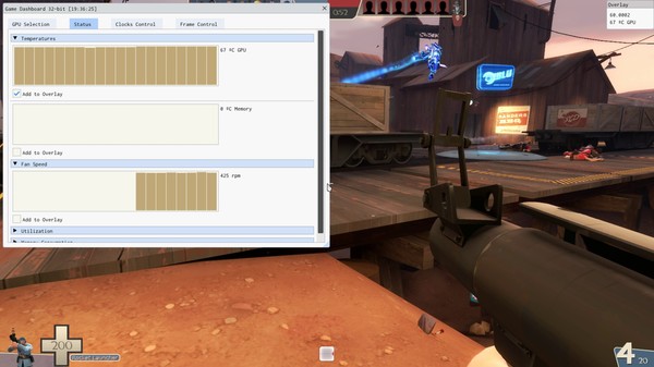 Game Dashboard game for Linux 1