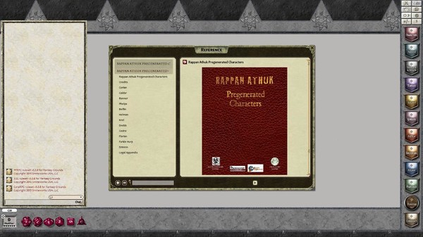 Скриншот из Fantasy Grounds - Rappan Athuk – Pregenerated Characters (PFRPG)
