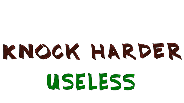 Knock Harder: Useless Logo