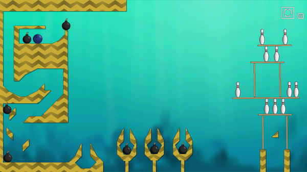 Bomb Bowling game for Linux 1