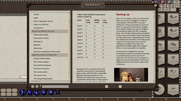 Скриншот из Fantasy Grounds - Ultimate Relationships (5E)