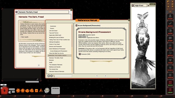 Скриншот из Fantasy Grounds - The Dark Creed: Cultists (Savage Worlds)