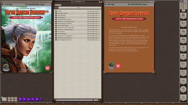 Скриншот из Fantasy Grounds - Fifth Edition Fantasy #5: Into the Dragon's Maw (5E)