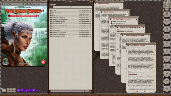 Скриншот из Fantasy Grounds - Fifth Edition Fantasy #5: Into the Dragon's Maw (5E)