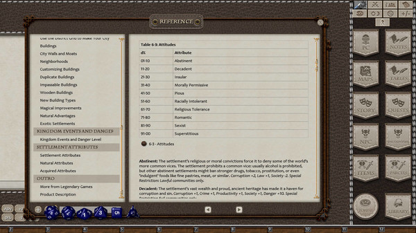 Скриншот из Fantasy Grounds - Ultimate Rulership (5E)