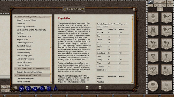 Скриншот из Fantasy Grounds - Ultimate Rulership (5E)