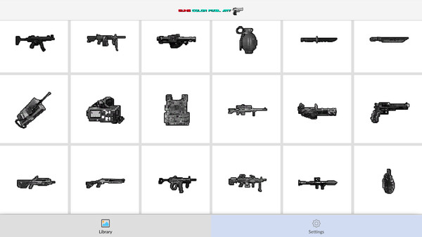 Guns Color Pixel Art for linux