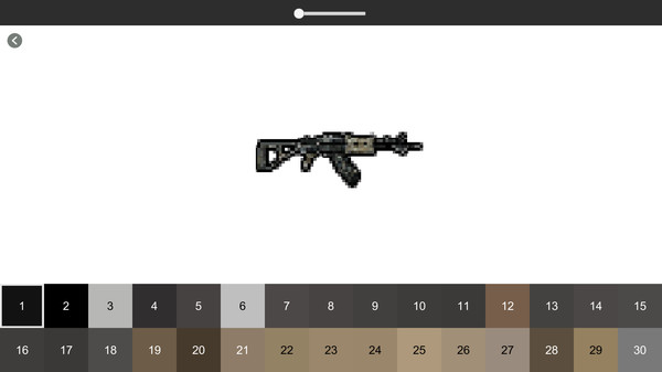 Guns Color Pixel Artfor windows and Linux 1