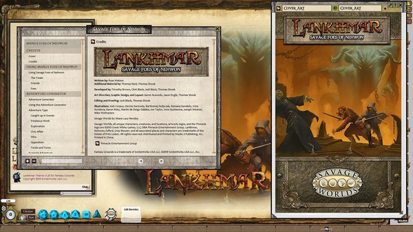 Скриншот из Fantasy Grounds - Lankhmar: Savage Foes of Nehwon (Savage Worlds)