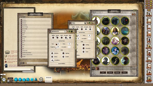 Скриншот из Fantasy Grounds - Lankhmar: Savage Foes of Nehwon (Savage Worlds)