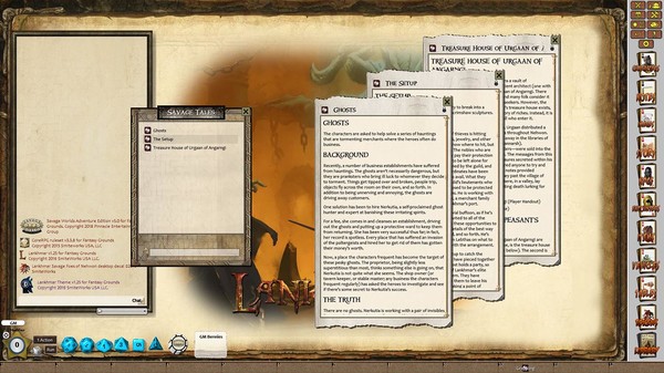Скриншот из Fantasy Grounds - Lankhmar: Savage Foes of Nehwon (Savage Worlds)