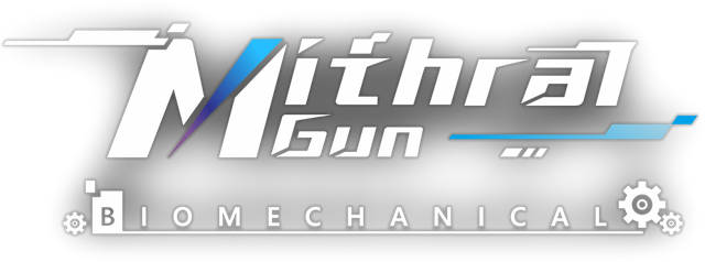 Mithral Gun:Biomechanical Logo