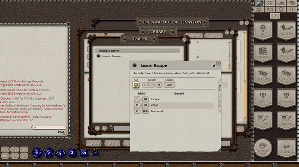 Скриншот из Fantasy Grounds - Ultimate Battle (5E)