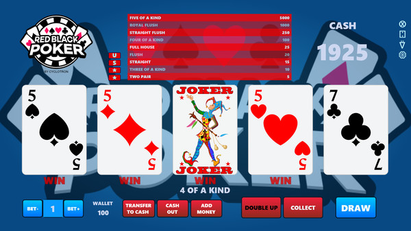 Скриншот из Red Black Poker